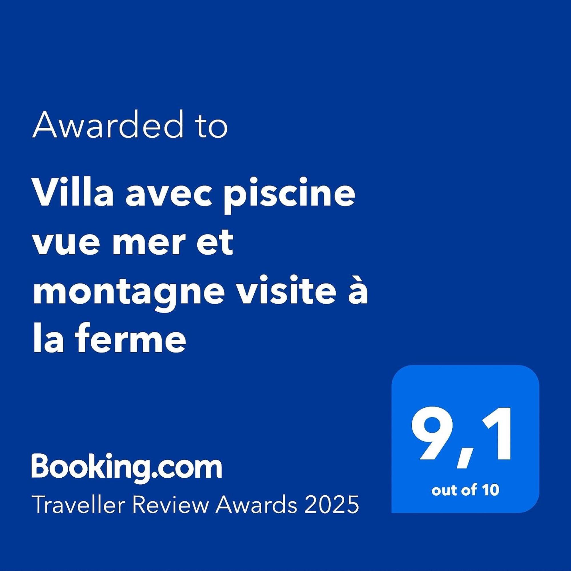 Villa Avec Piscine Vue Mer Et Montagne, En Pleine Nature 圣若瑟 外观 照片